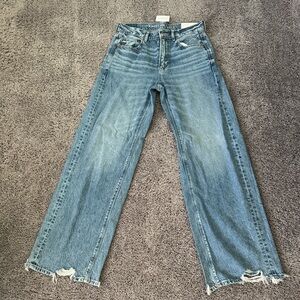 American Eagle Outfitters Light Blue Flare Jeans
